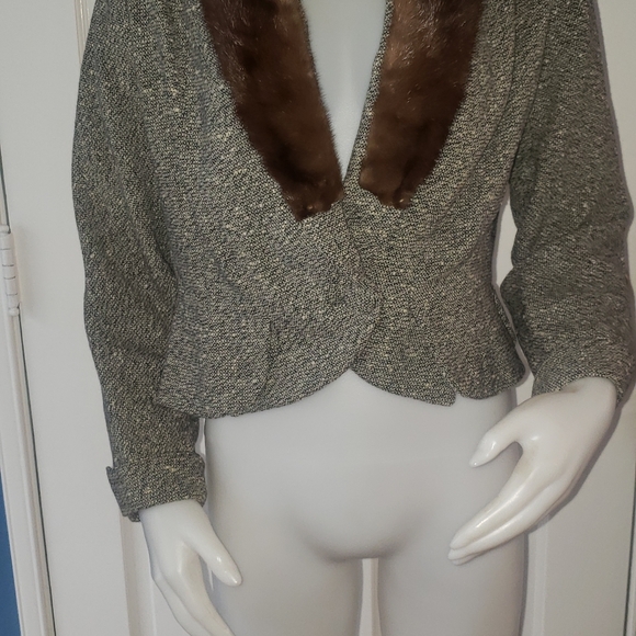 Vintage jacket with real fur collar - Picture 13 of 13